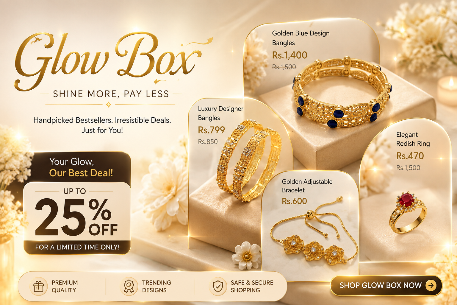 Glow Box Mega Jewelry Sale