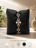 Luxury Gold-Plated Crystal Adjustable Bracelet