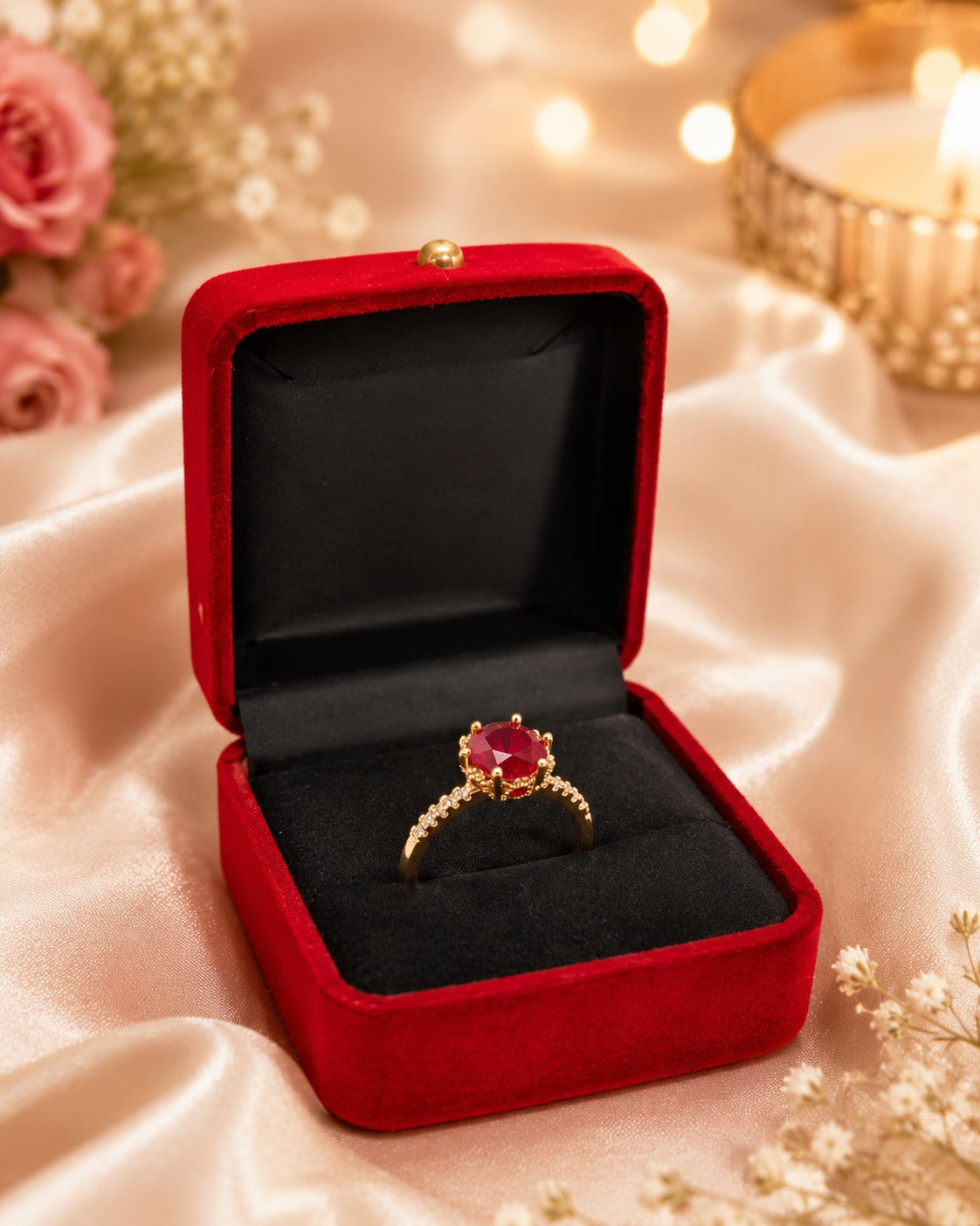 Elegant Redish Ring