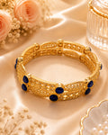 Golden Blue Design black attractive Bangles