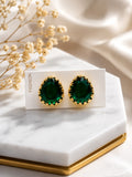 Glow Box Luxury Green Ear rings