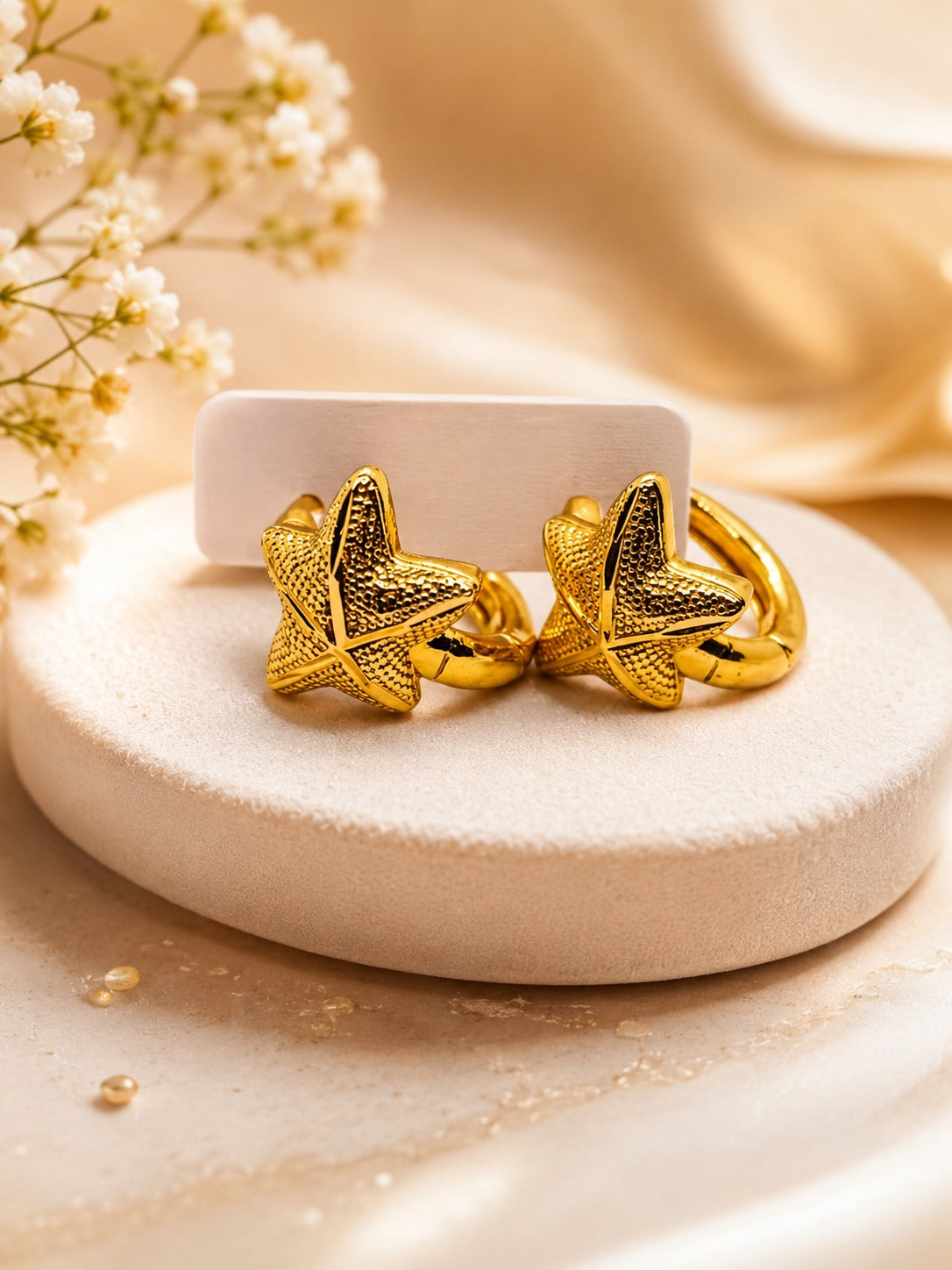 Glow Box Luxury Trending Star Shape  Ear Rings