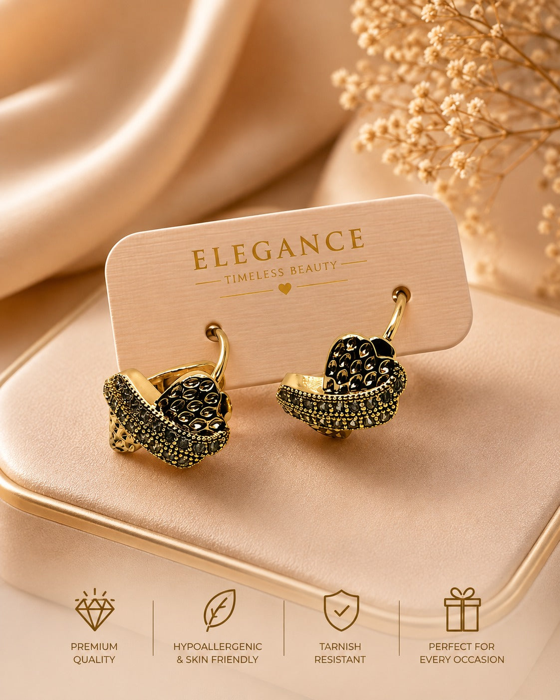 Glow Box Luxury Trending Supreme Ear Rings