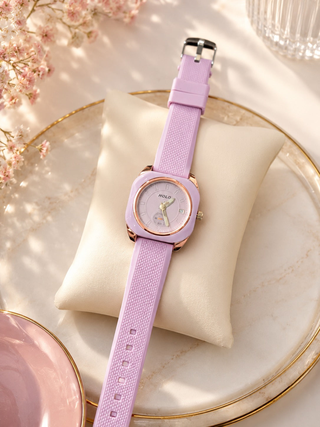 Elegant Purple Ladies Watch