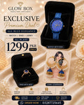 Glow Box Exclusive Blue Jewelry Deal – Watch, Ring & Jhumky Set