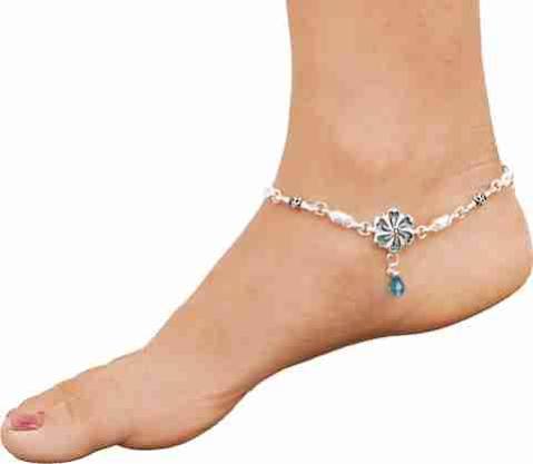 Luxury Floral Charm Anklet
